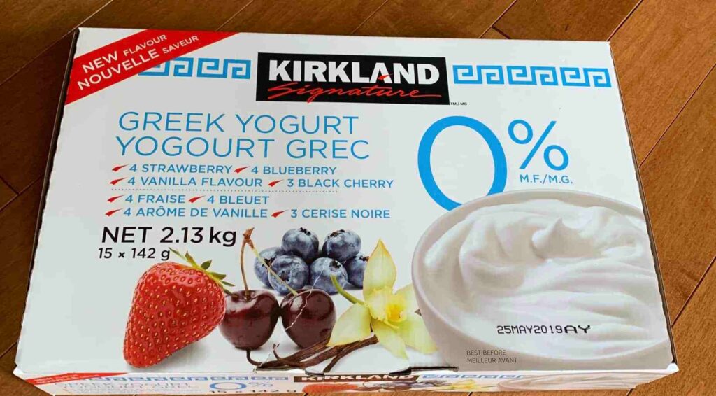 kirkland greek yogurt nutrition facts